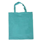 TOTE-BAG - Sac de course pliable en pochette Turquoise et rose